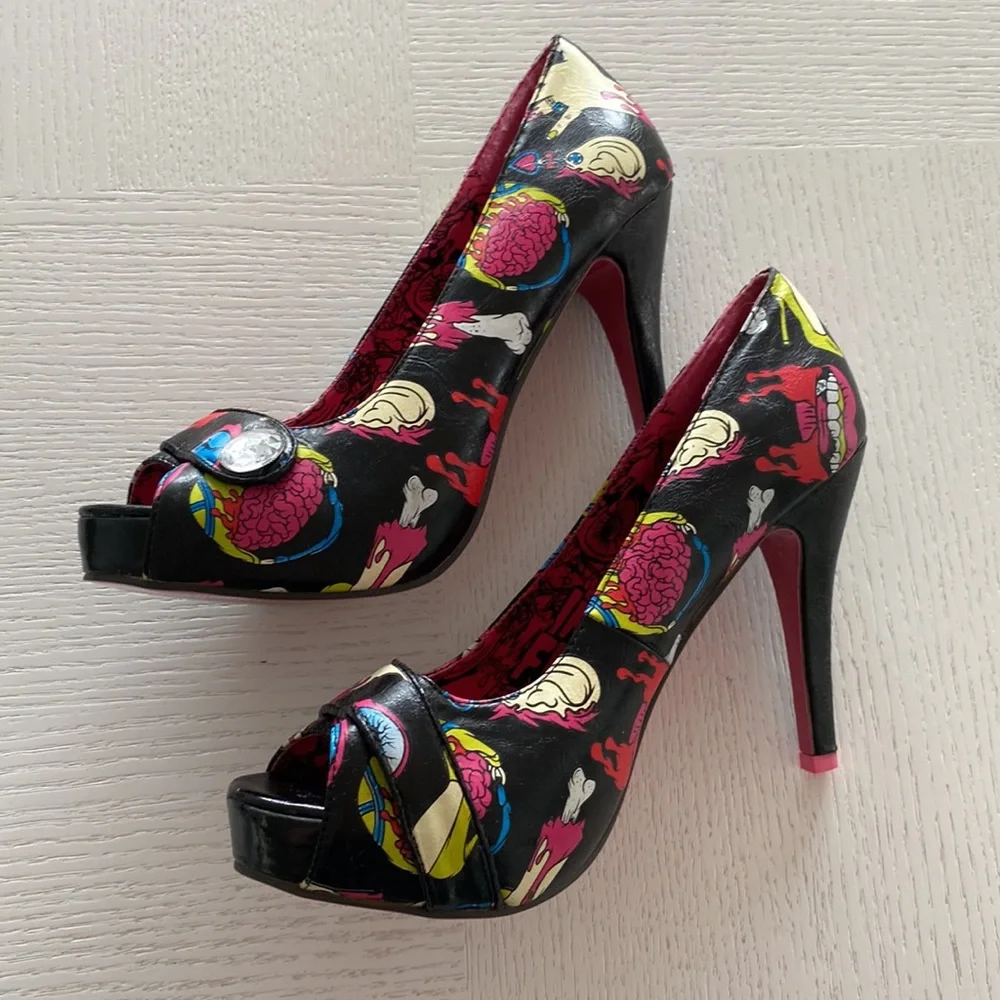 ❤️ NEW - ‘Glamour Guts’ Shoes by IRON FIST ❤️ - Picture 5 of 16